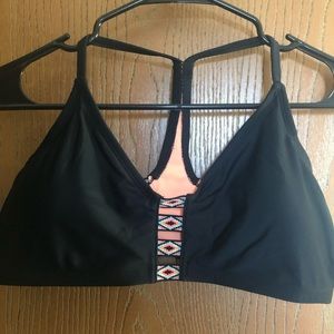 Black bathing suit top